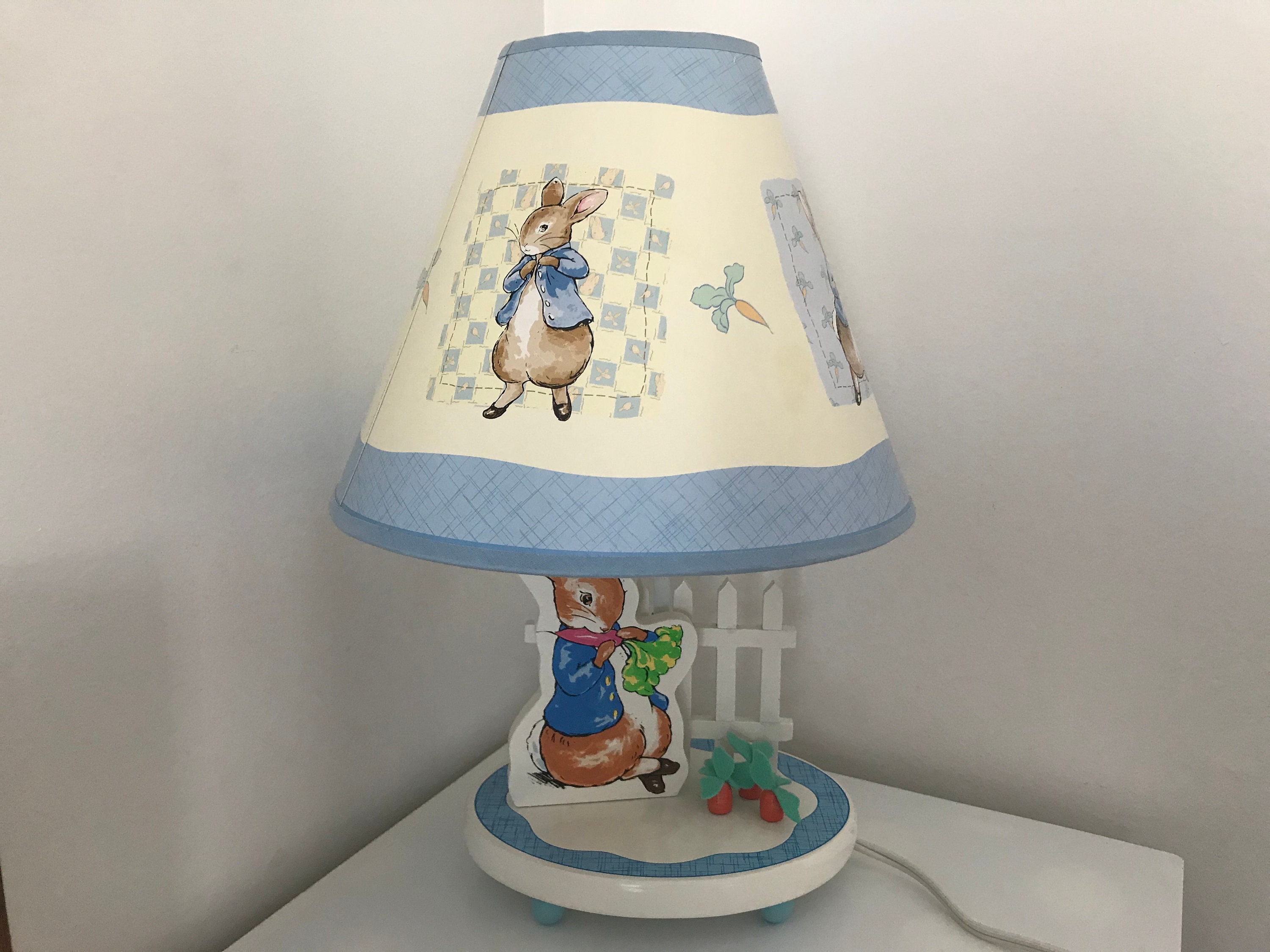 Peter rabbit lamp nursery sales