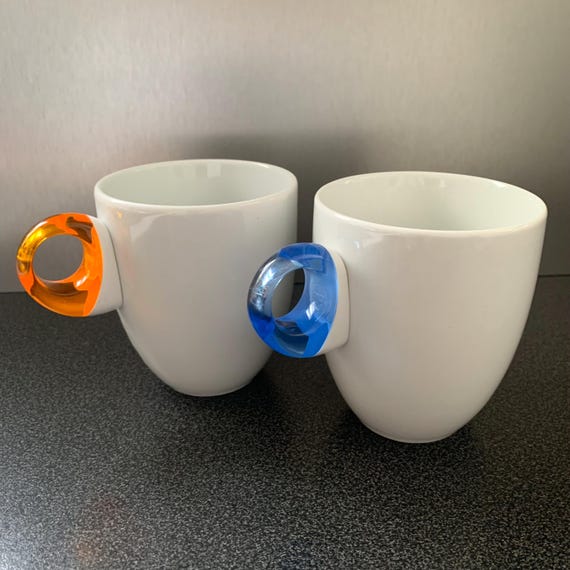 blue coffee cups and saucers Espresso Cup w/Saucer 2 oz in Blue Butterfly main image 0
