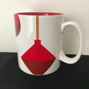 Starbucks Christmas Red Ornaments Large Coffee Mug 19 fl oz