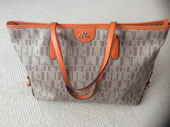 Elle Fashion Ladies PVC Monogram Print Shoulder Bag Etsy Israel