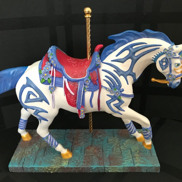 Painted Ponies Vi's Violet Vision 3E/0076 Trail of Painted Ponies Statue 2005