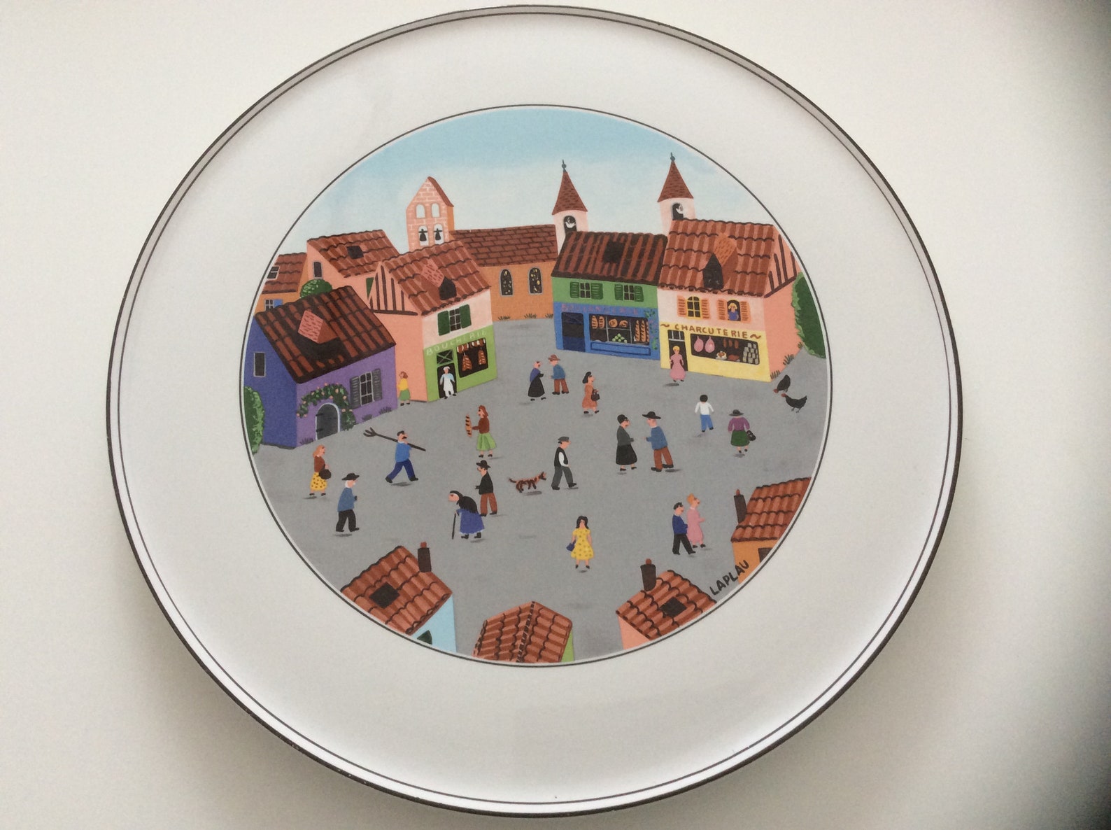 Villeroy and Boch Naïf Large Porcelain Cake Plate 11 Etsy