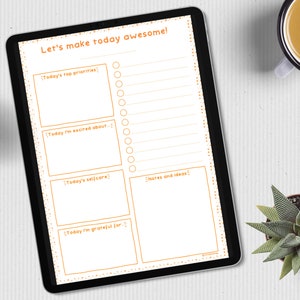 Digital Daily Planner Sheets | Digital to Do List Planner, Planner for ...