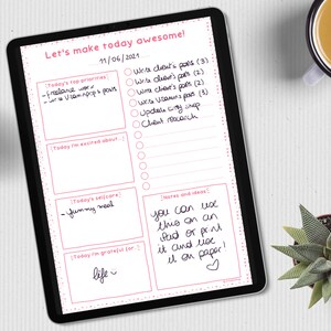 Digital Daily Planner Sheets | Digital to Do List Planner, Planner for ...