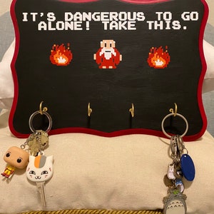 Dangerous to go along Key Hanger | Zelda inspired