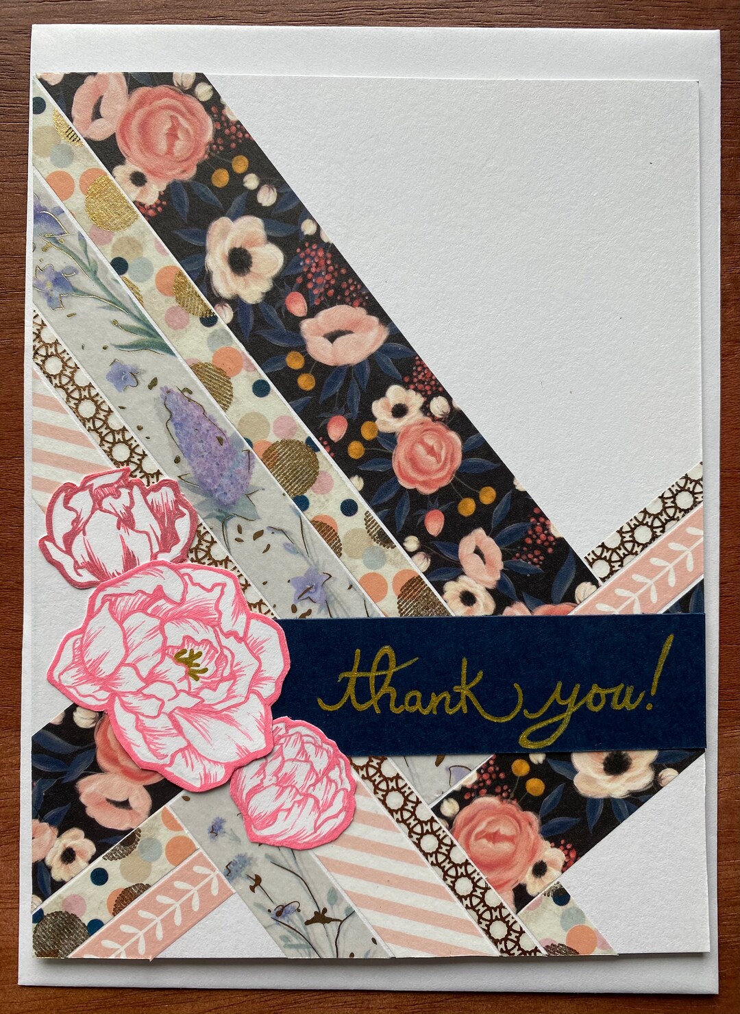 Thank You Card - Blank - Etsy