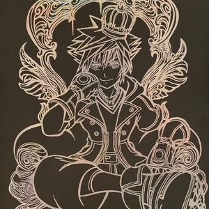 Kingdom Hearts Scratch Art
