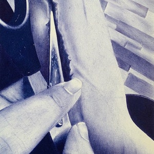 10. &quot;Safety Scissors&quot; 9x12 inch Bic pen print