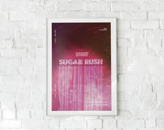 SUGAR RUSH // illustration print