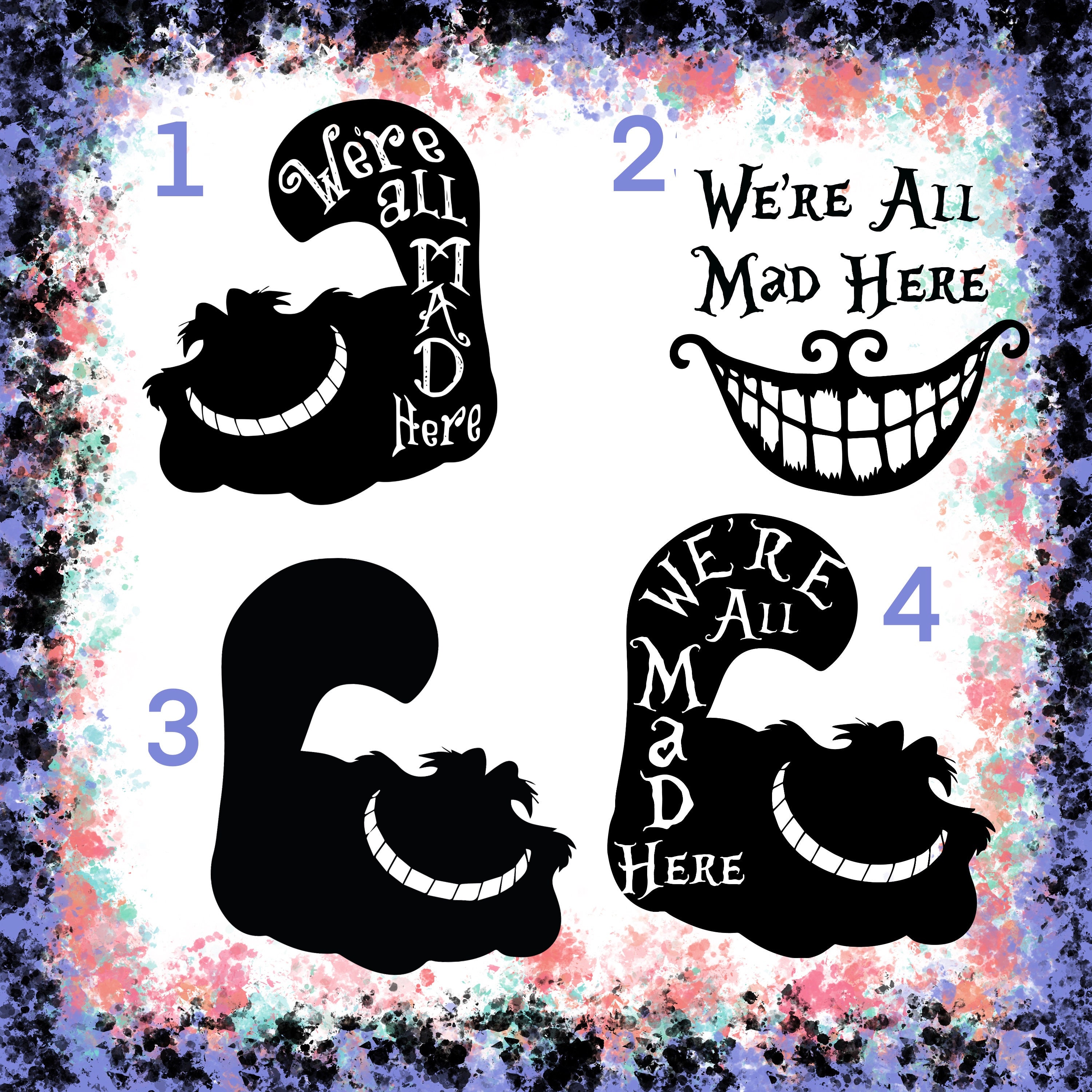 Alice In Wonderland Vinyl Decals