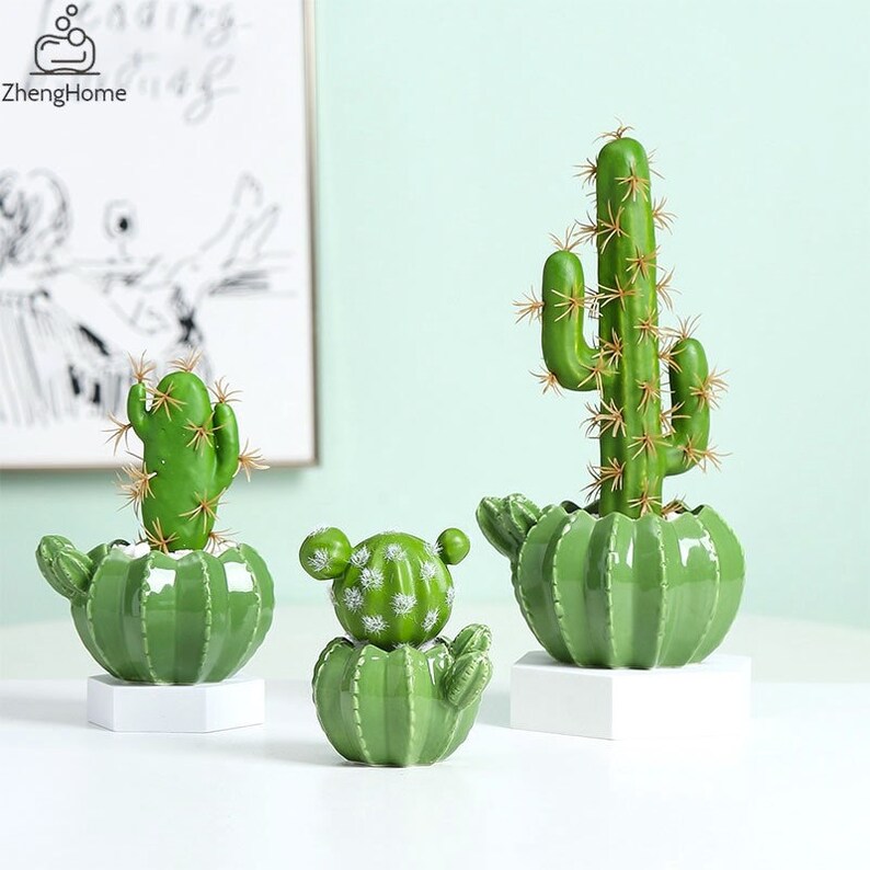 Creative Sculpture Crafts Succulents Plant Pot Balcony Flower Pot Cactus Ceramic Planter