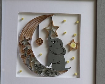 photo Elephant Quilling Paper Art quilled elephant etsy