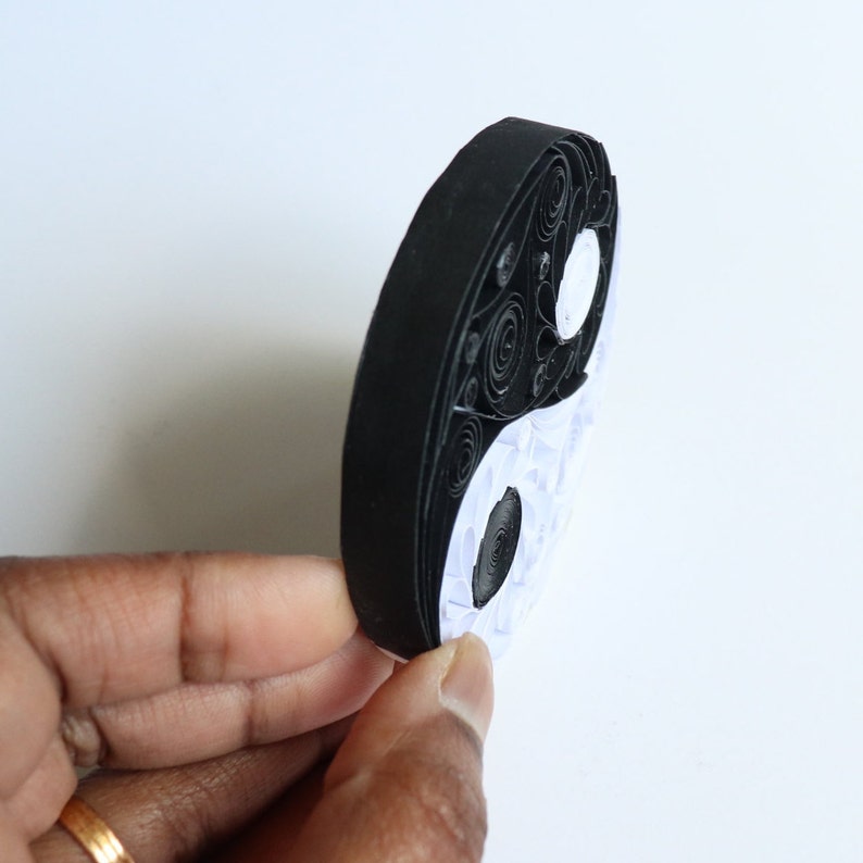 Quilled Art Yin Yang Fridge Unique Gift love Etsy