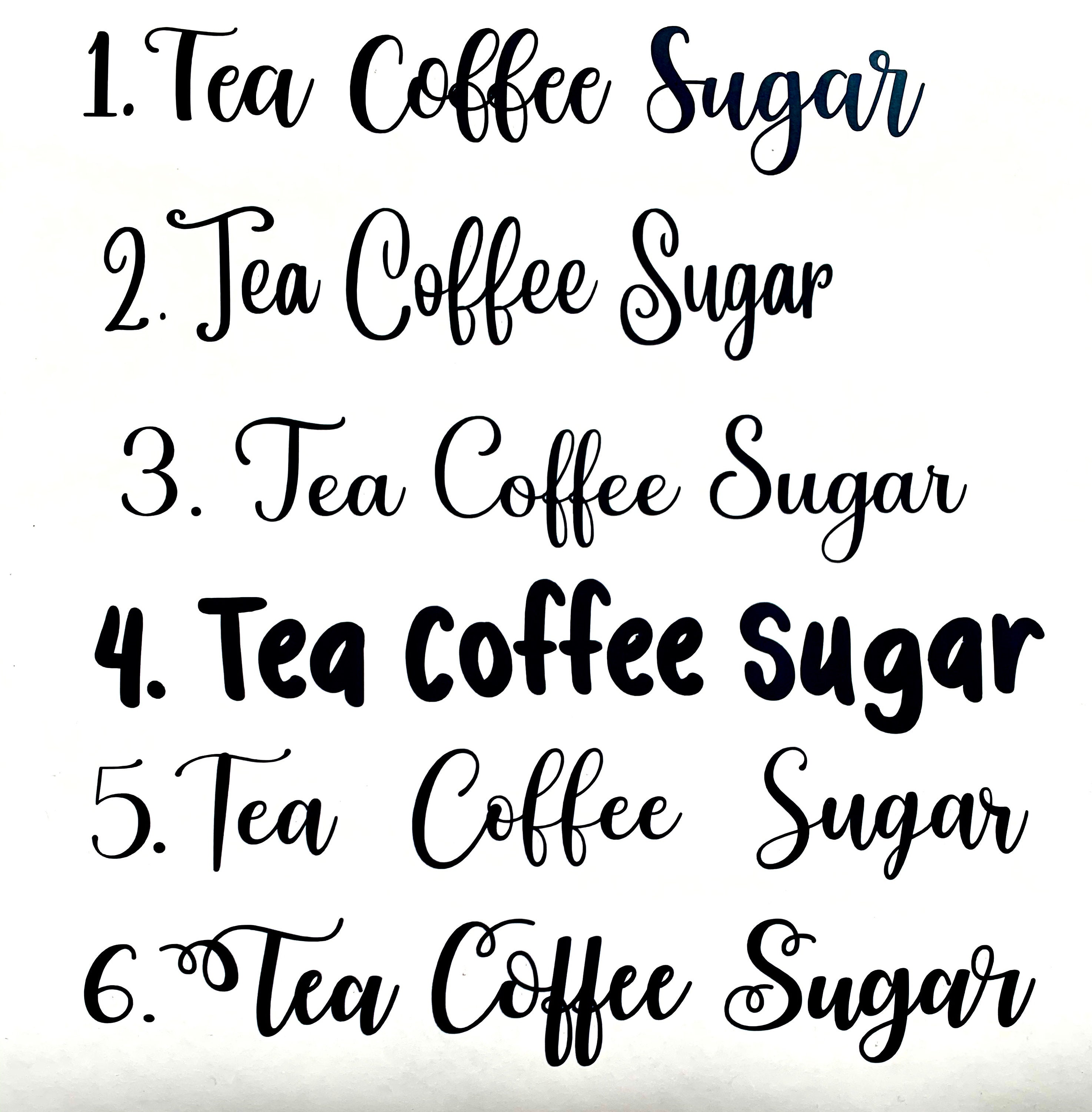 Personalised Sticker Labels Custom Vinyl Decal Words Choose Etsy UK