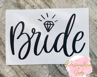 Bride Decal| Bridal Party Gift| Put on a Scrapbook | Wedding Gift Ideas |  Vinyl Decal