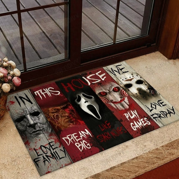Halloween Doormat Etsy