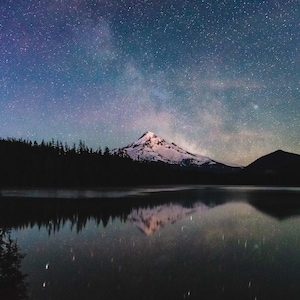 Mt. Hood, Lost Lake, Milky Way, Astrophotography