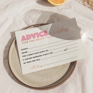 Hens Party | Hens Party Game Ideas | Advice for the Bride | Hens Party Games | Printed Hens Party Games | Bridal Shower | Rose Gold | Foil