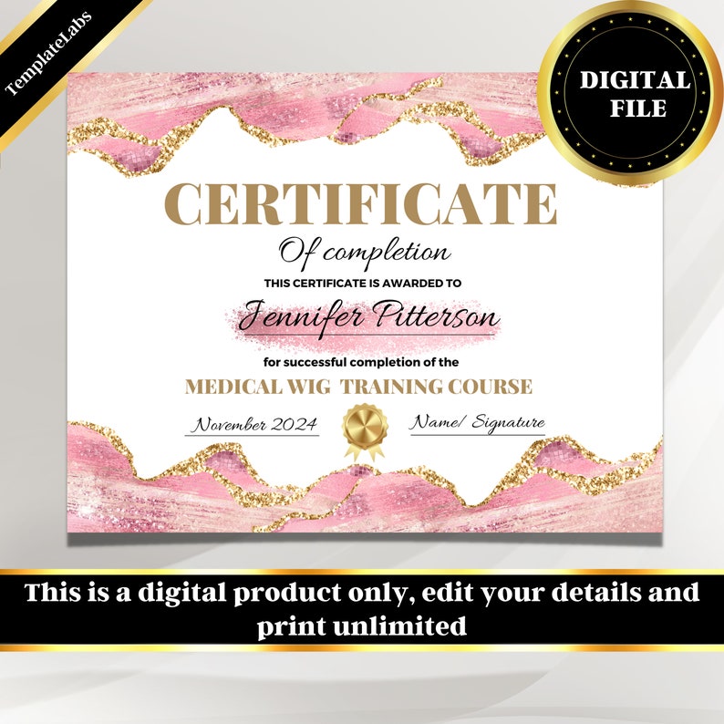 Medical Wig Certificate Cranial Prosthesis Hair System Etsy