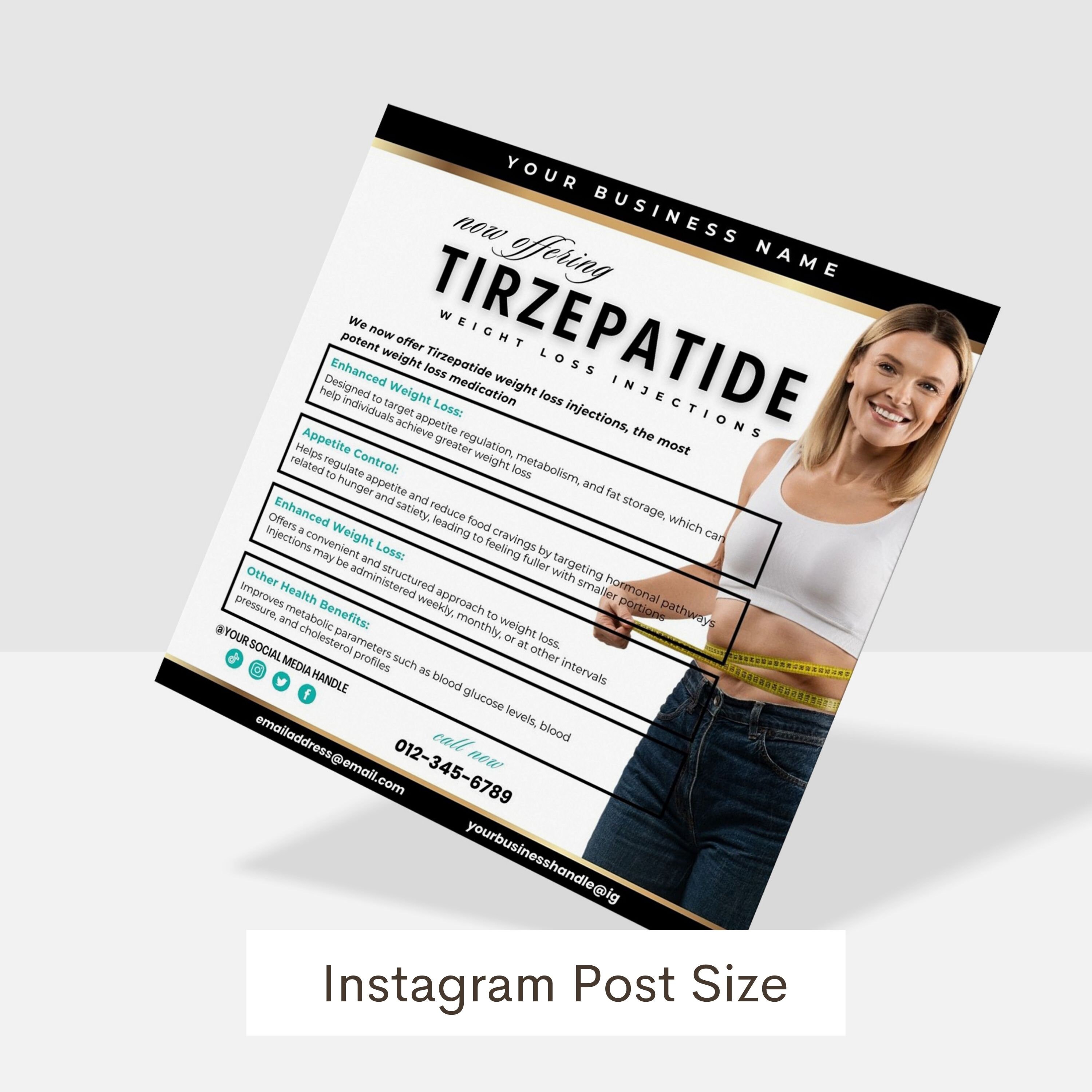 tirzepatide weight loss media $125/mo Compounded (vs $1,069 Mounjaro) Tirzepatide Weight Loss Marketing Campaign