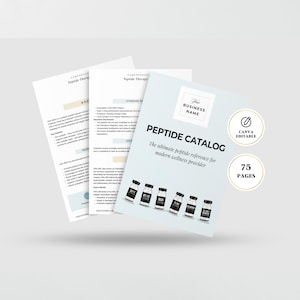 Peptide Information Sheet, Peptide Dosing Guide, Peptides Protocol Guide, Peptide Therapy Formulas and Cheat Sheet, Peptide Reference Guide