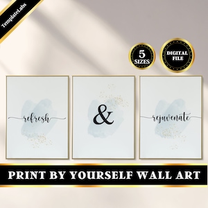 IV Therapy Poster, IV Hydration Poster, IV Infusion, Iv Drip Therapy, Printable Wall Art Decor, Set of 3 Prints, Digital Download, 5 sizes
