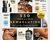 Weight Loss Flyers, Weight Loss Instagram Templates, Weight Loss Clinic Flyers, Social Media, Instagram Posts, Canva Templates, DIY Canva