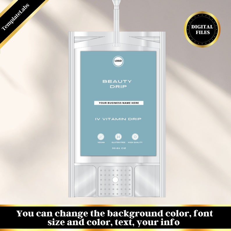 IV Bag Label IV Label IV Hydration Labels Printable Label Etsy IV Bag Label IV Label IV Hydration Labels Printable Label Etsy