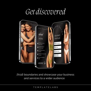 May include: Three smartphone screens showing a website design for a business called "Infrared Sauna". The website features a list of benefits and tips for using an infrared sauna. The text on the screen reads "Infrared Sauna", "Rejuvenate & Revitalize", and "A Newbie Tip".