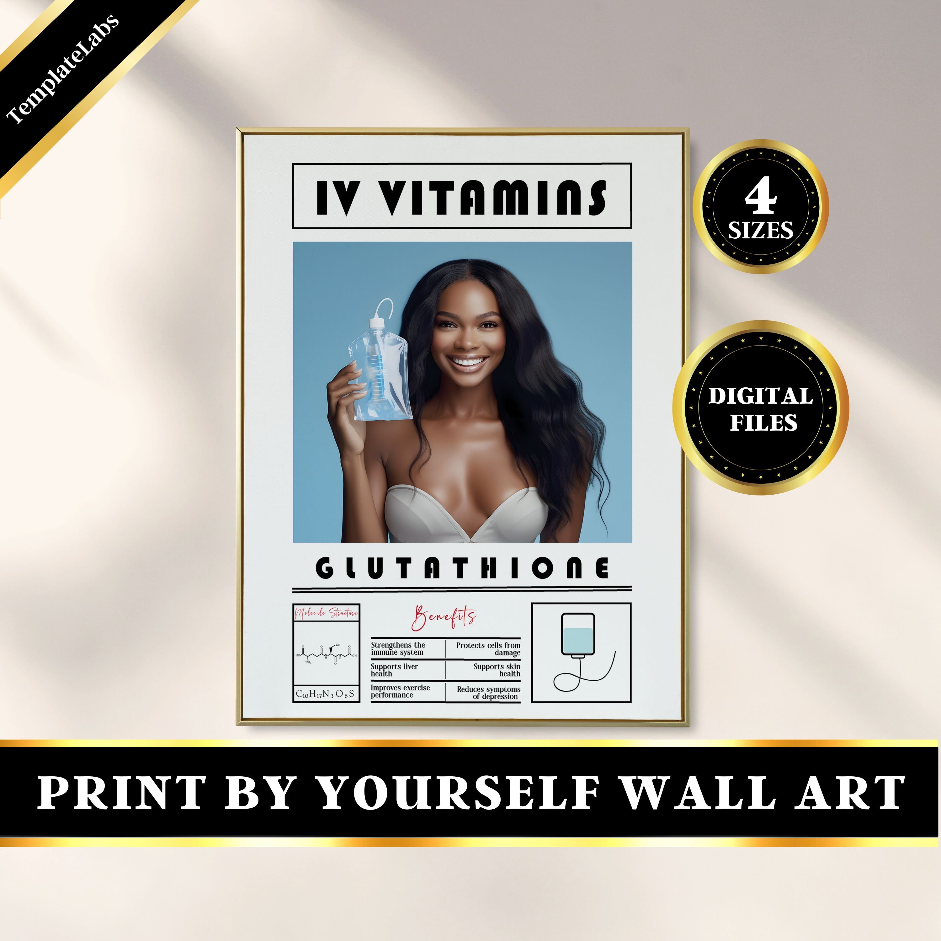 Glutathione Poster - Etsy