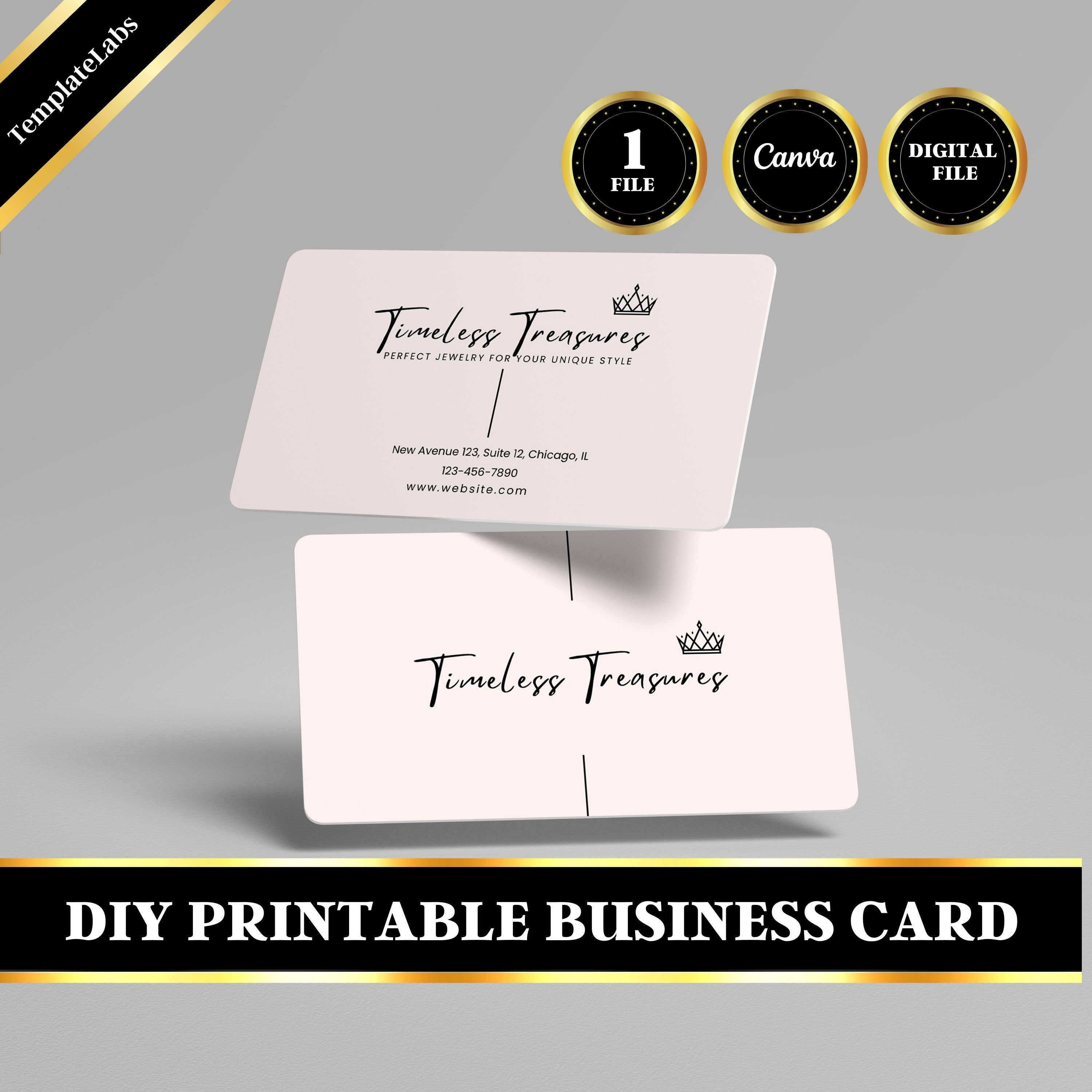 Jewelry Business Card Templates