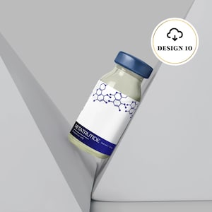 Reta Label Reta Label Template, Vial Label Template, Printable Label, Editable ...