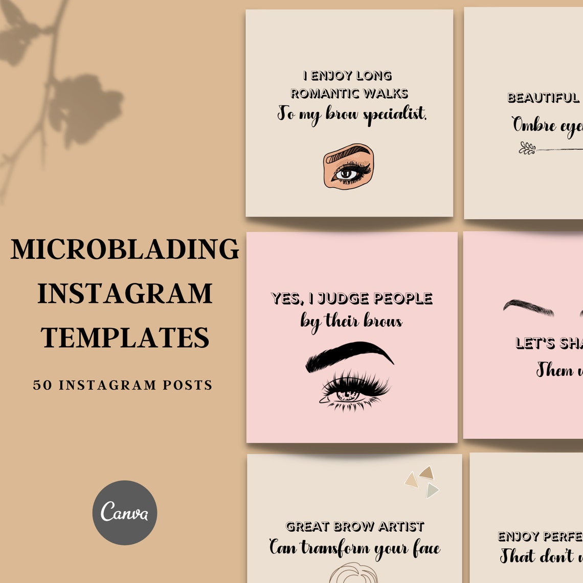 Microblading Instagram Post Microblading Flyer Template - Etsy
