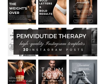 Weight Loss Marketing, Weight Loss Social Media, Weight Loss Clinic Flyer, Editable Canva Templates, Weight Loss Posts, Instagram DIY Flyers