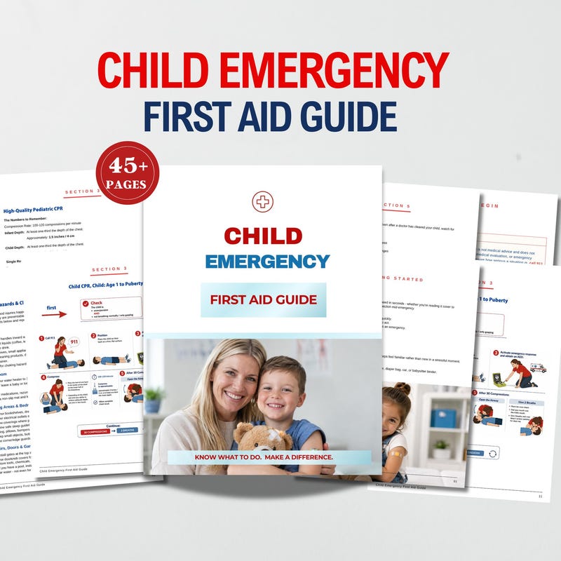 Quick First Aid Guide - Etsy UK