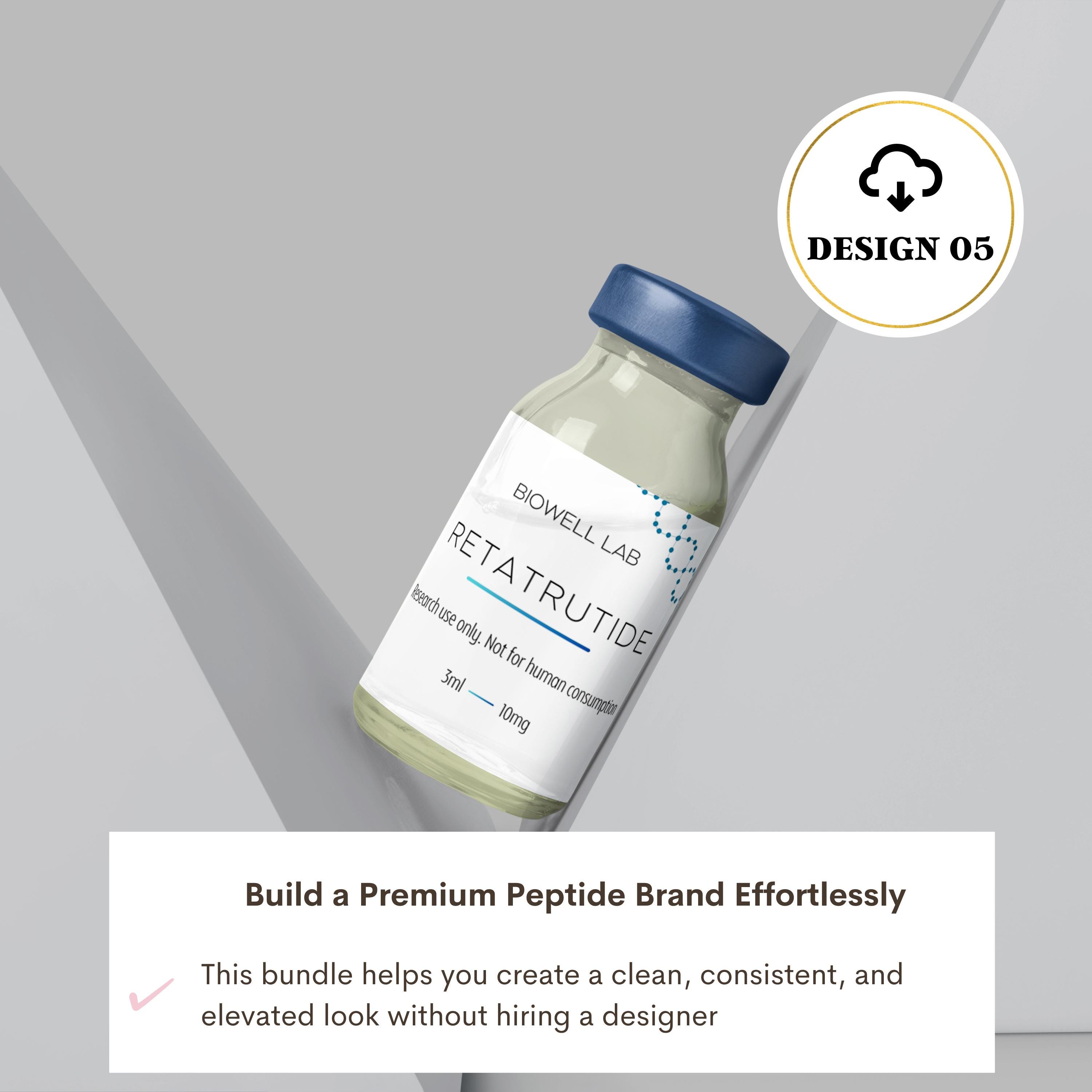 Reta Label Reta Label Template, Vial Label Template, Printable Label, Editable ...