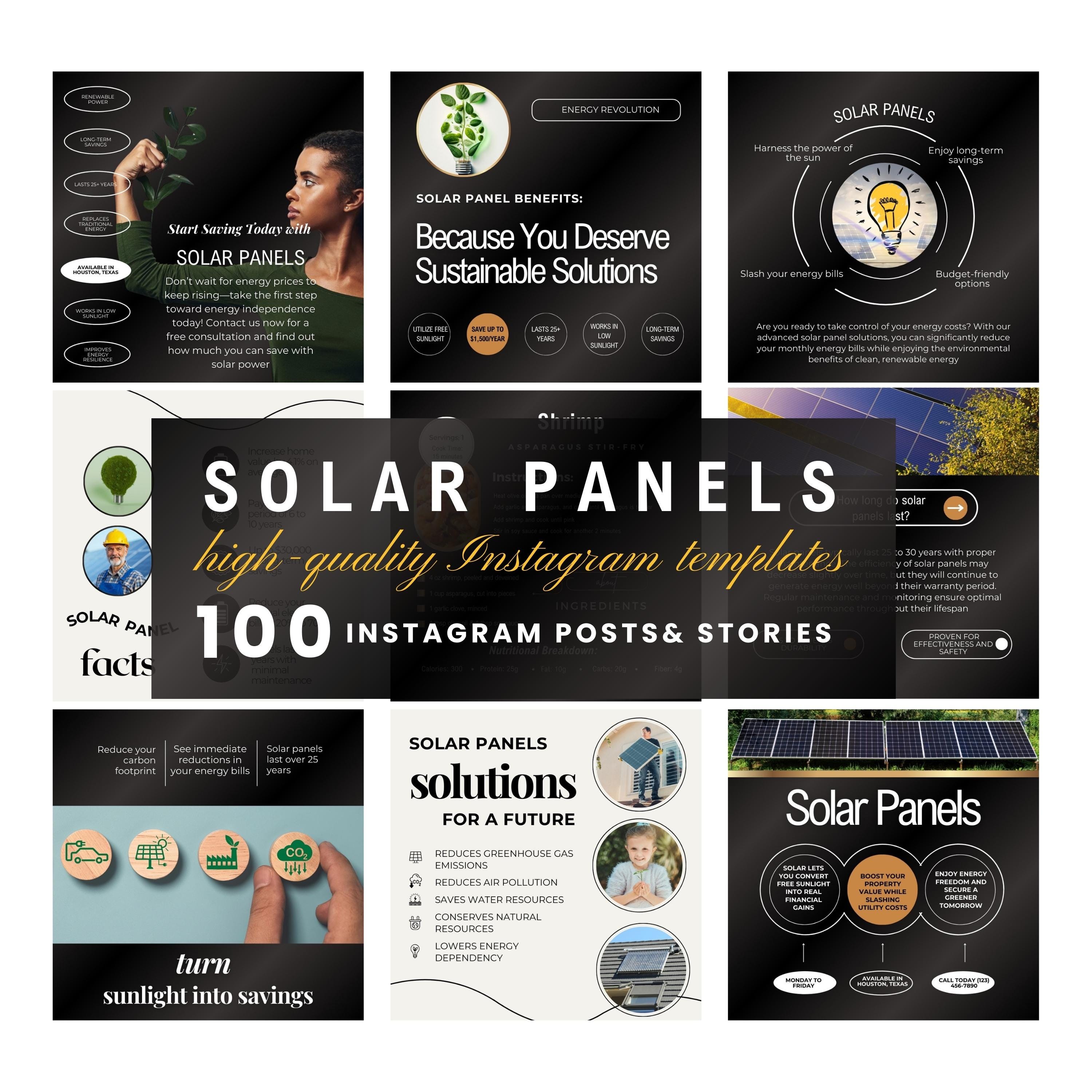 Modèles Instagram Solaires, Modèles Solaires, Sociétés De Panneaux Solaires, Système Solaire, Réseaux Sociaux De Panneaux Solaires, Publication Instag