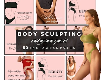 Body Sculpting Post Instagram, Body Contour Instagram Template, Body Sculpting Quotes, Body Sculpting Flyer, Body Sculpting Social Media