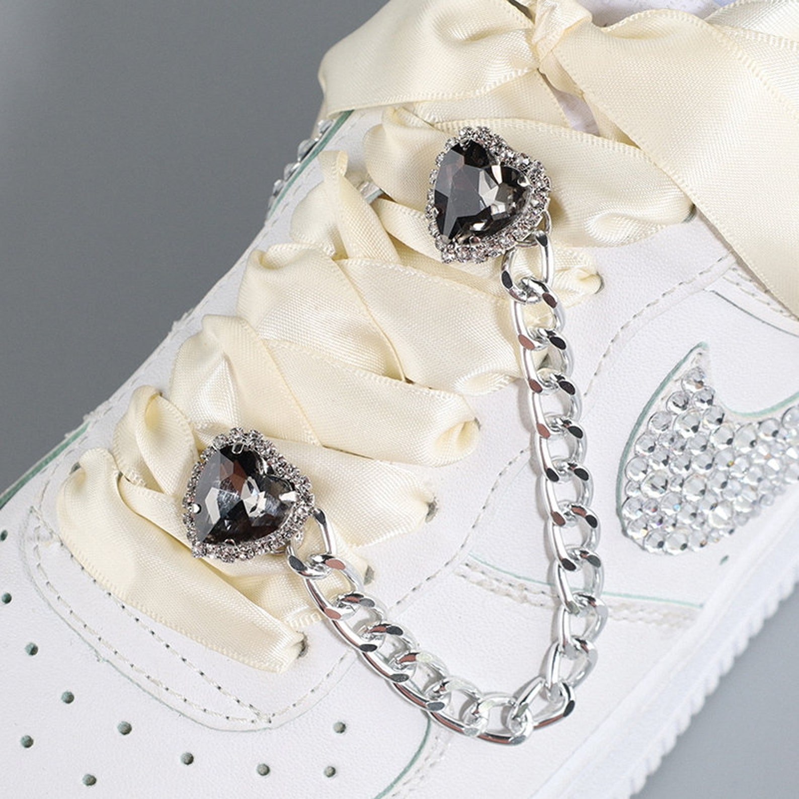 Diamond shoelace accessories custom af1 shoes pins air force 1 Etsy