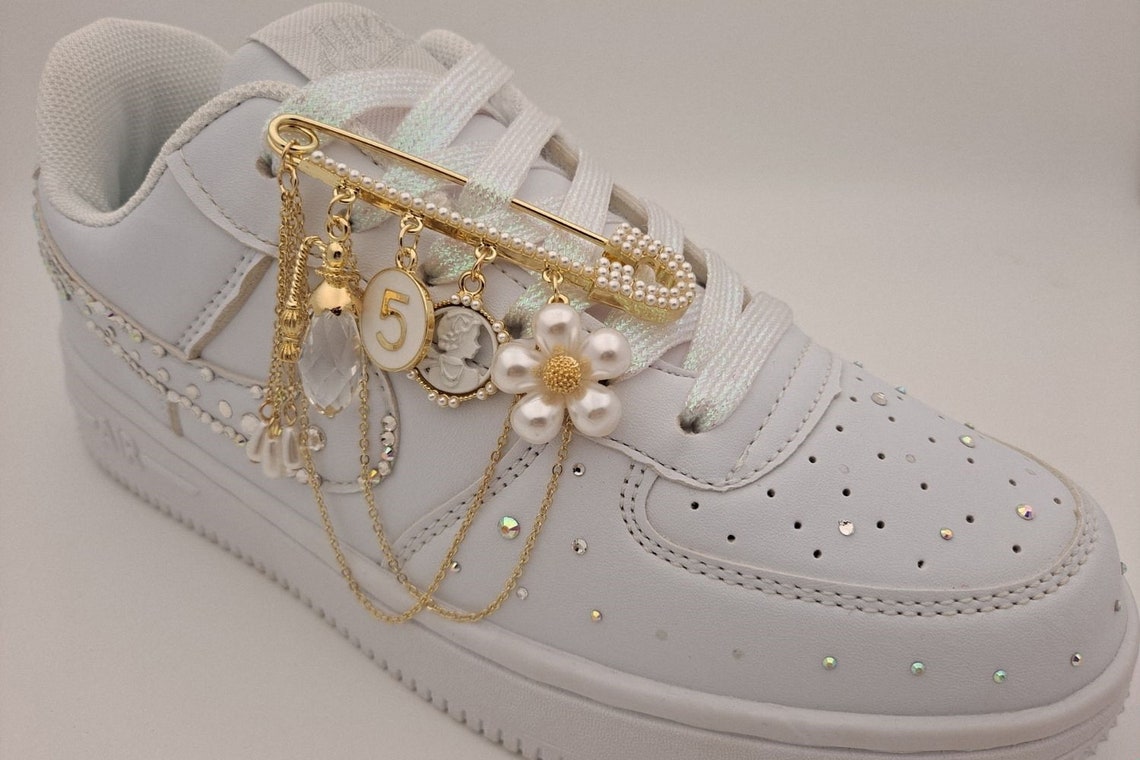 Shoelace accessories custom af1 shoes pins air force 1 Etsy