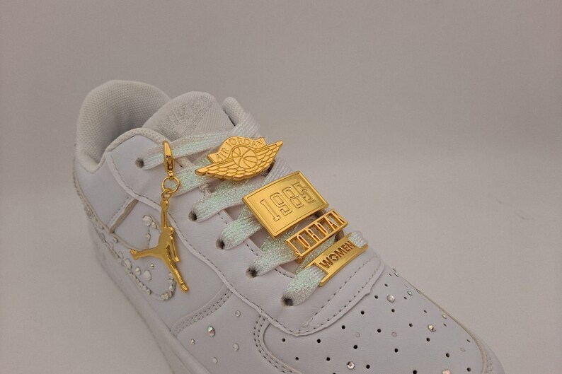 Lace locks custom af1 shoes accessory shoelaces pins air force Etsy