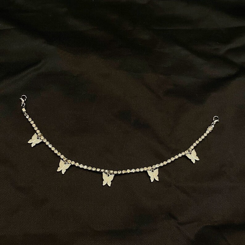 Bling Butterfly Pearl Chain for Shoes Custom Af1 Shoes Etsy