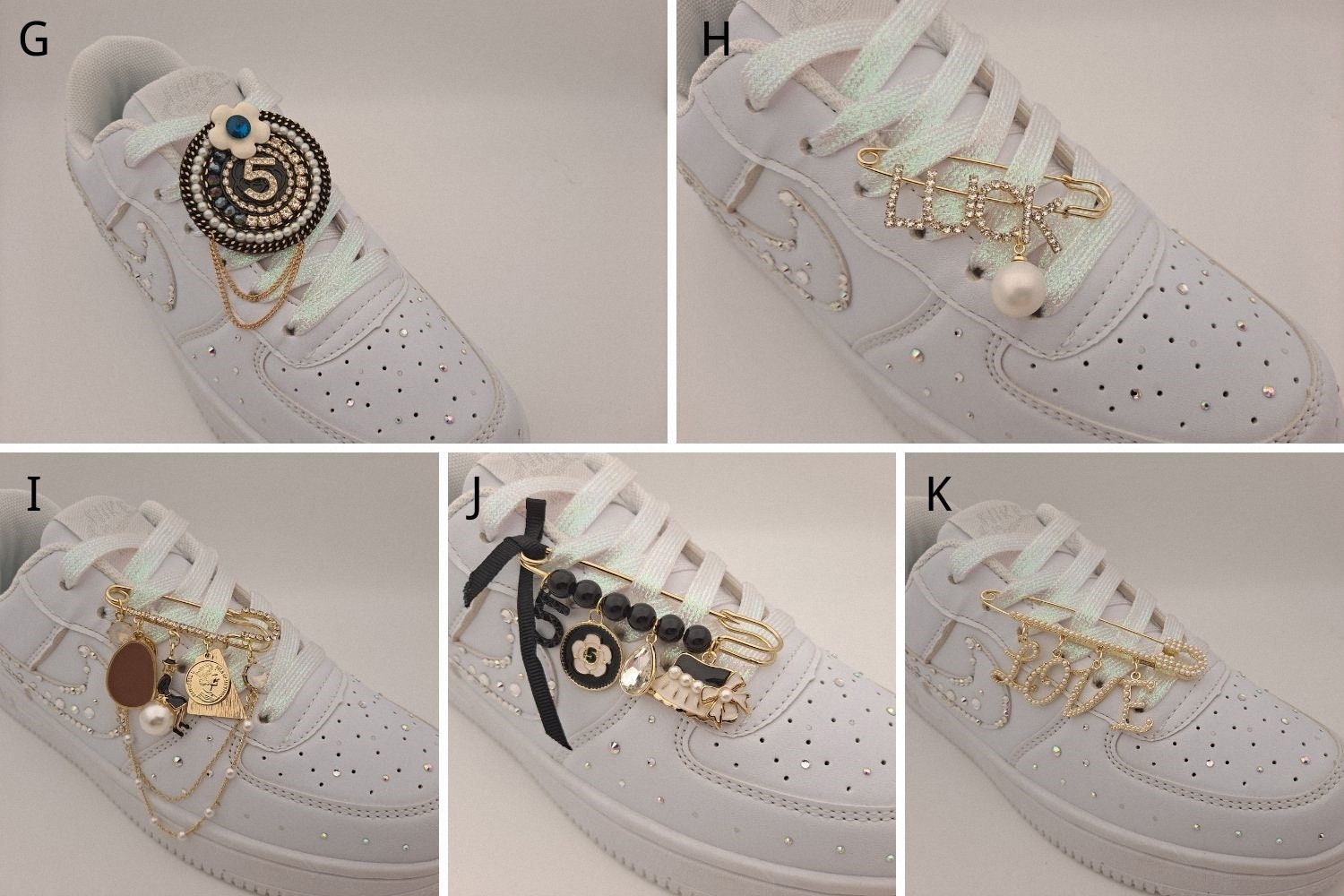 Shoelace accessories custom af1 shoes pins air force 1 Etsy