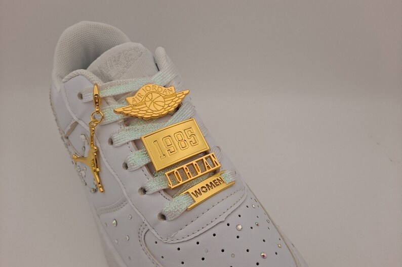 Lace locks custom af1 shoes accessory shoelaces pins air force Etsy