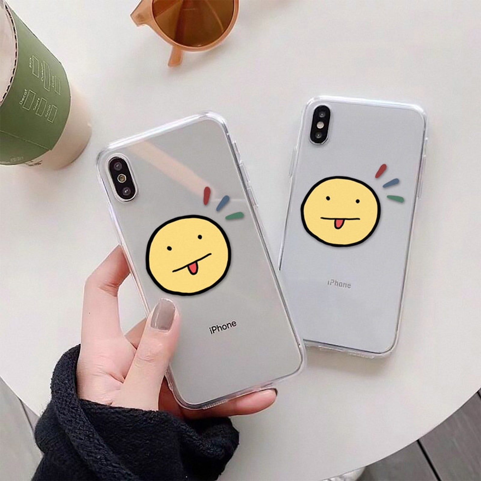 Cute Clear iPhone Case For iphone Apple Plastic Unique cases Etsy