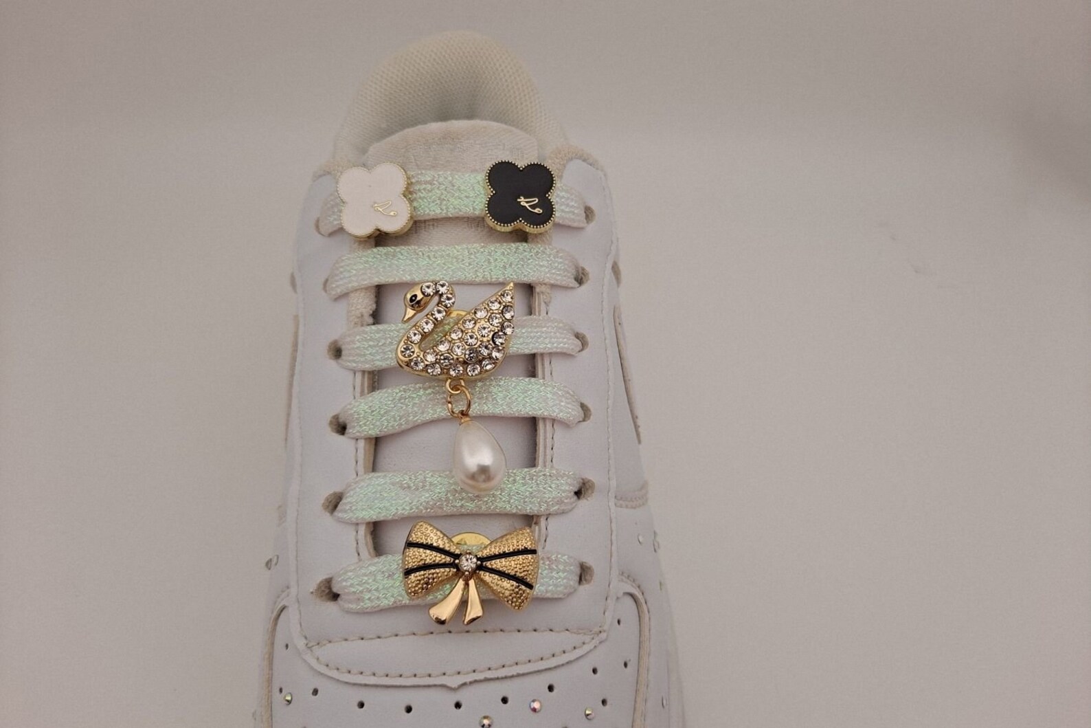 Designer Shoelace Accessories Custom Af1 Shoes Pins Air Force Etsy