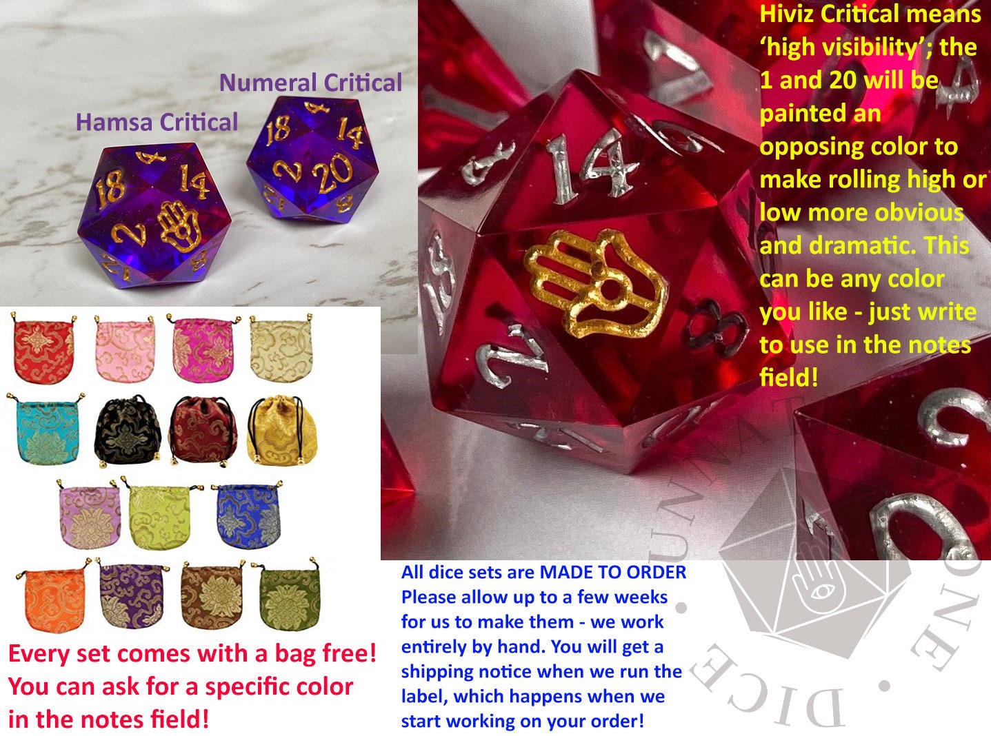 Phylactery of the Lich - Sharp Dnd Dice - Clear - Handmade Phylactery of the Lich - Sharp Dnd Dice - Clear - Handmade