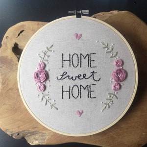 Ramka do haftu „home Sweet Home”