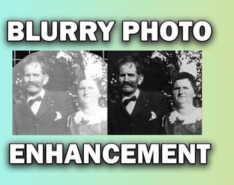 Blurry Photo Enhancement - Enhances Faces and Adds Details to Low Quality Pictures