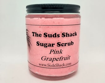 Pink Grapefruit Sugar Scrub~ cleans and gently exfoliates